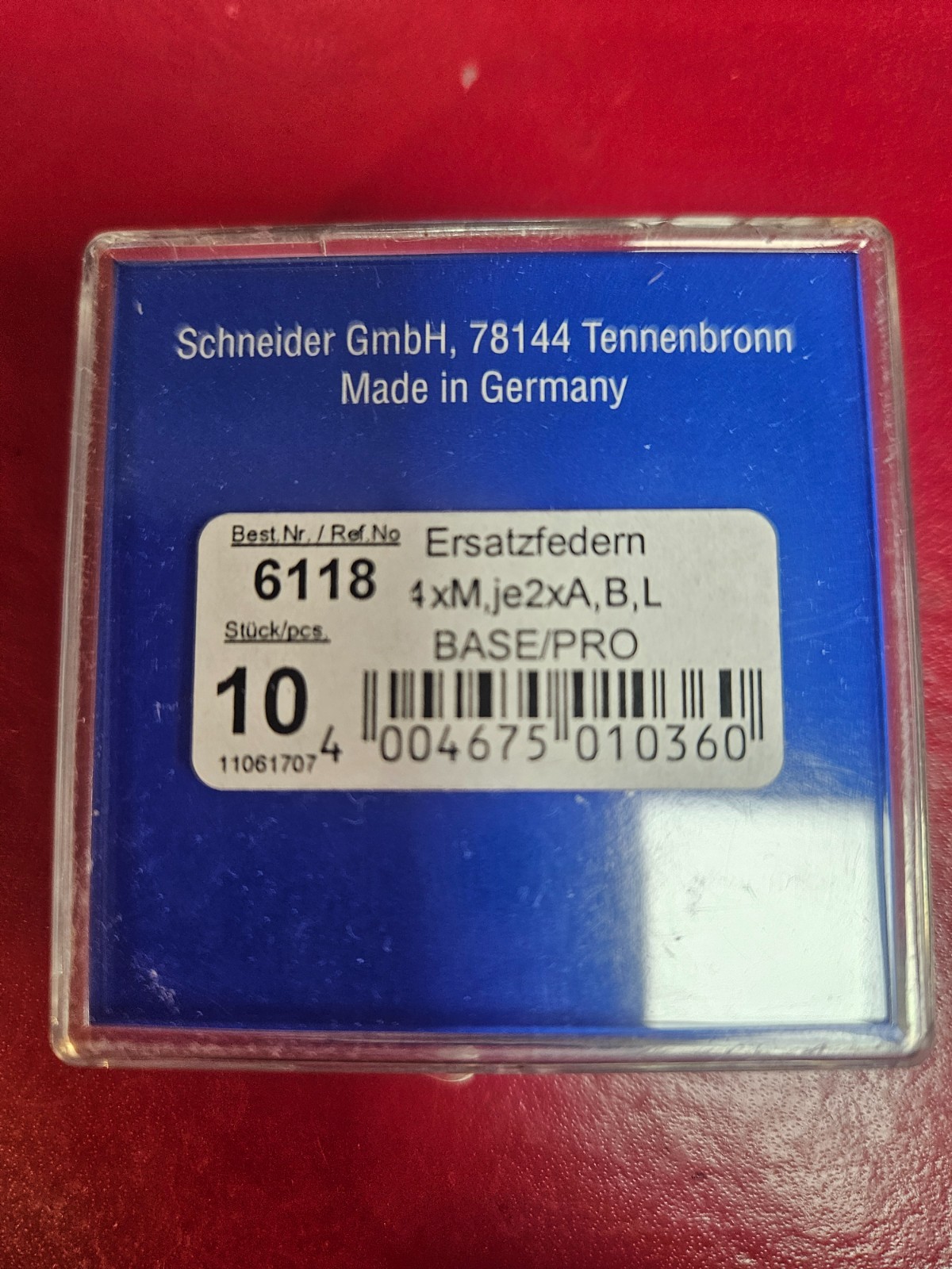 Schneider Germany Replacement FP Nibs, Asst Writing Tips