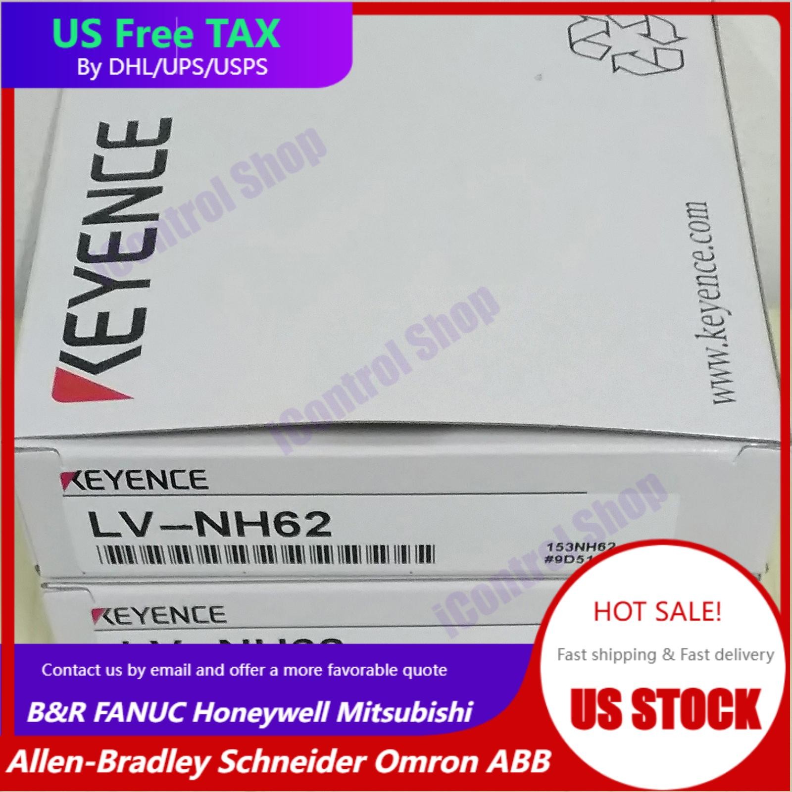 1PC Keyence LV-NH62 Laser Sensor LVNH62 New Fast Shipping