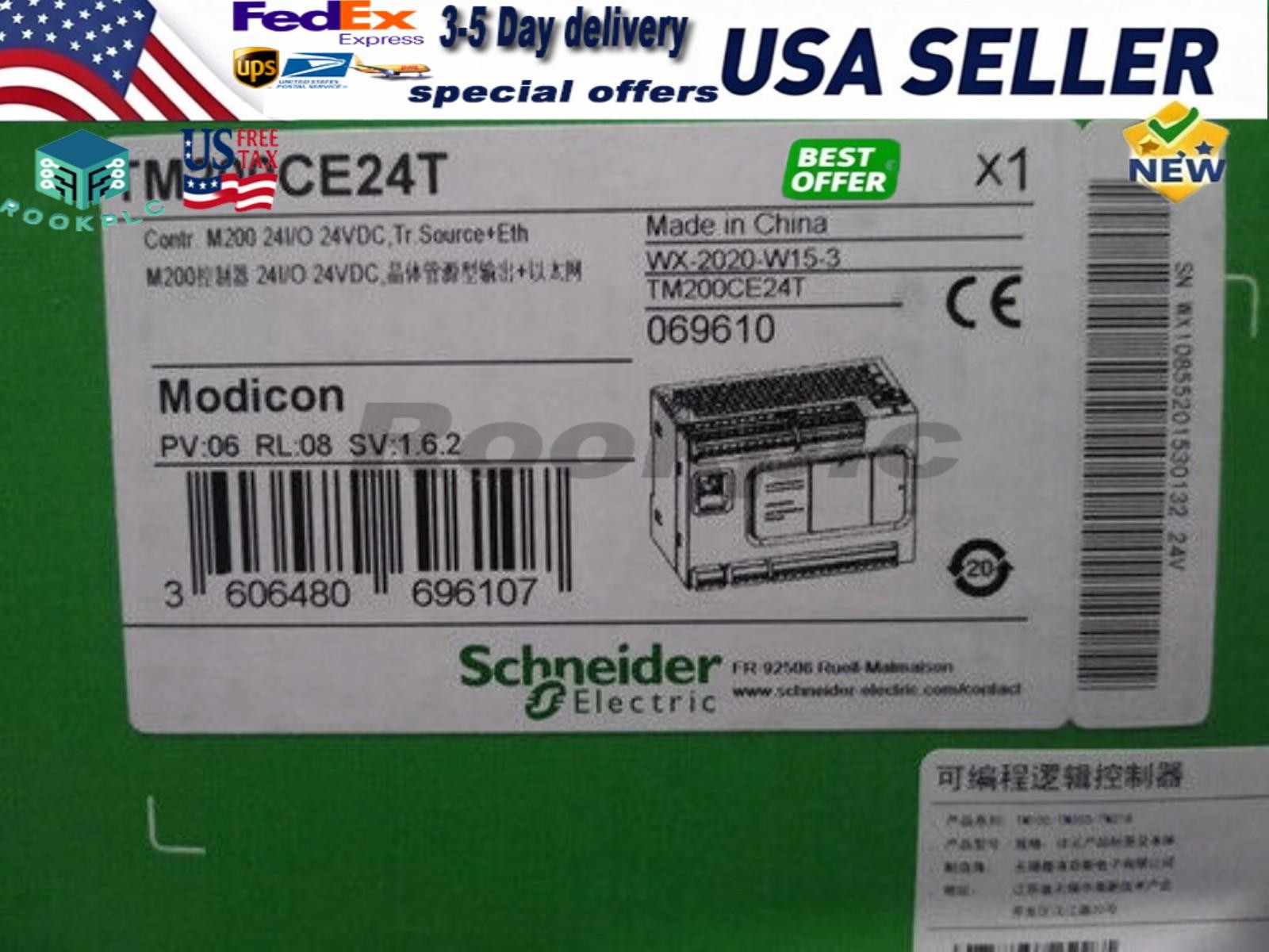 1PC New Schneider TM200CE24T PLC Module Expedited Shipping