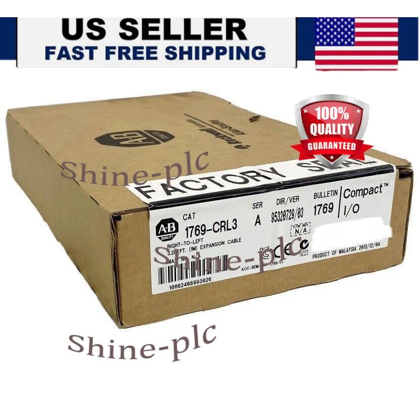 Allen Bradley 1769-CRL3 Bulletin Right To Left 3.28ft Cable SHIPS FROM USA