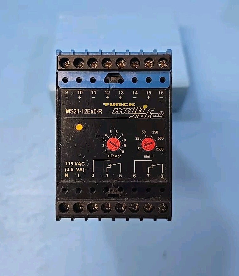 TURCK Multi Safe MS 21-12 EX0-R ROTATIONAL SPEED MONITOR