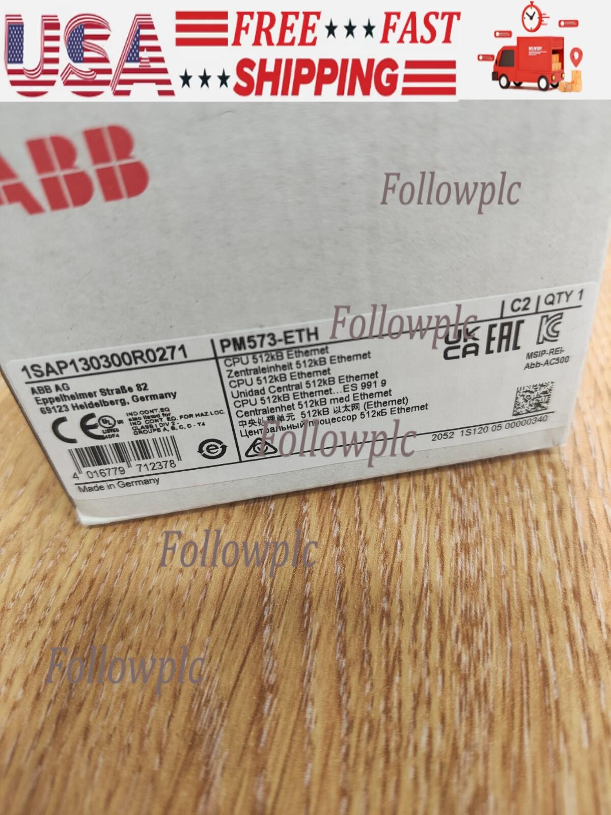 ABB PLC PM573-ETH CPU 1SAP130300R0271