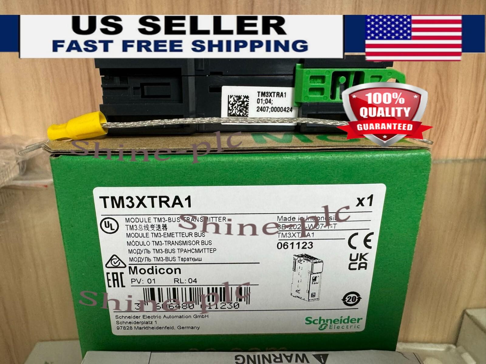 For NEW Schneider Programmable Logic Controller Module TM3XTRA1 With box