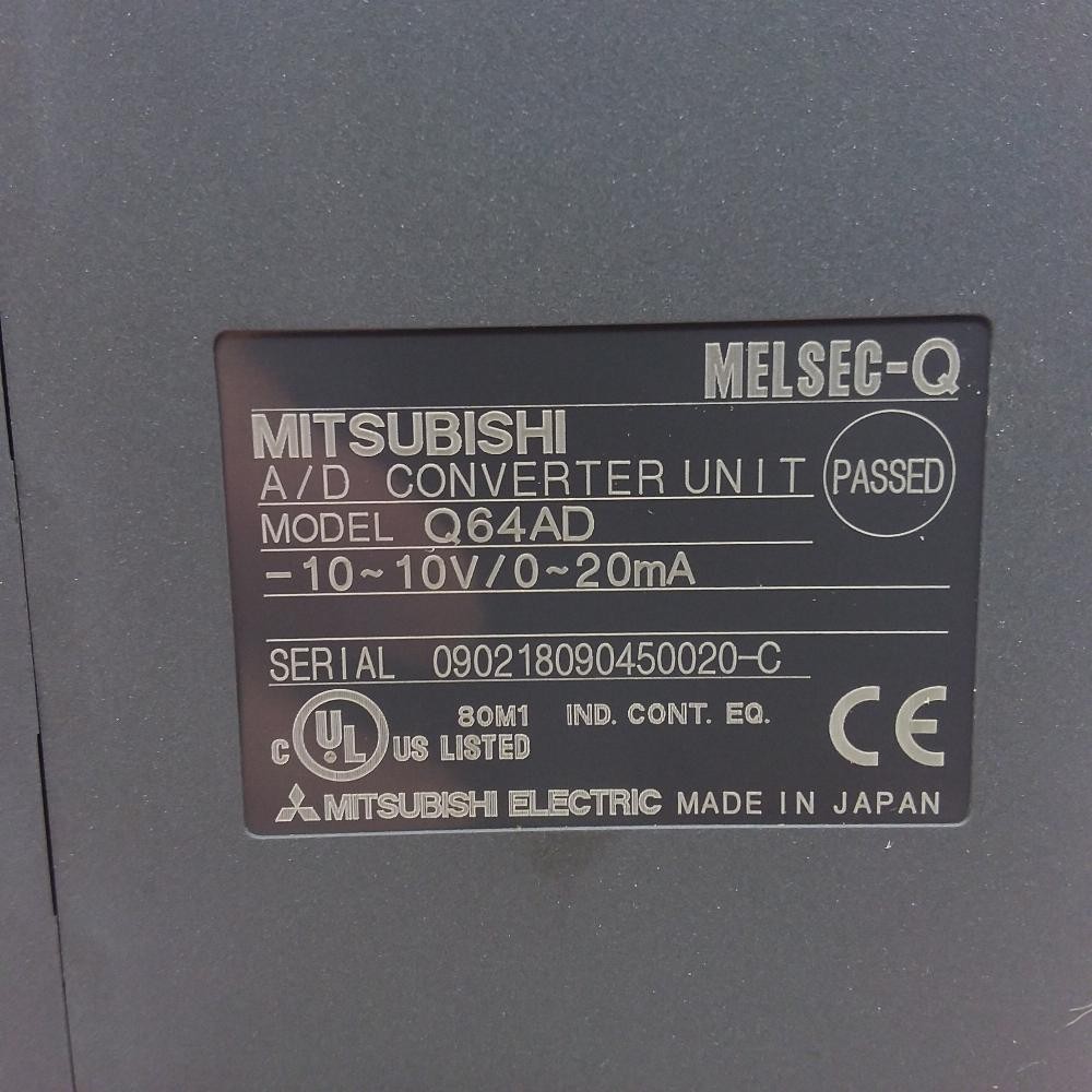 Q64AD | Mitsubishi | Analog Module 4 Channel Input Voltage/Current, Used (UPP)