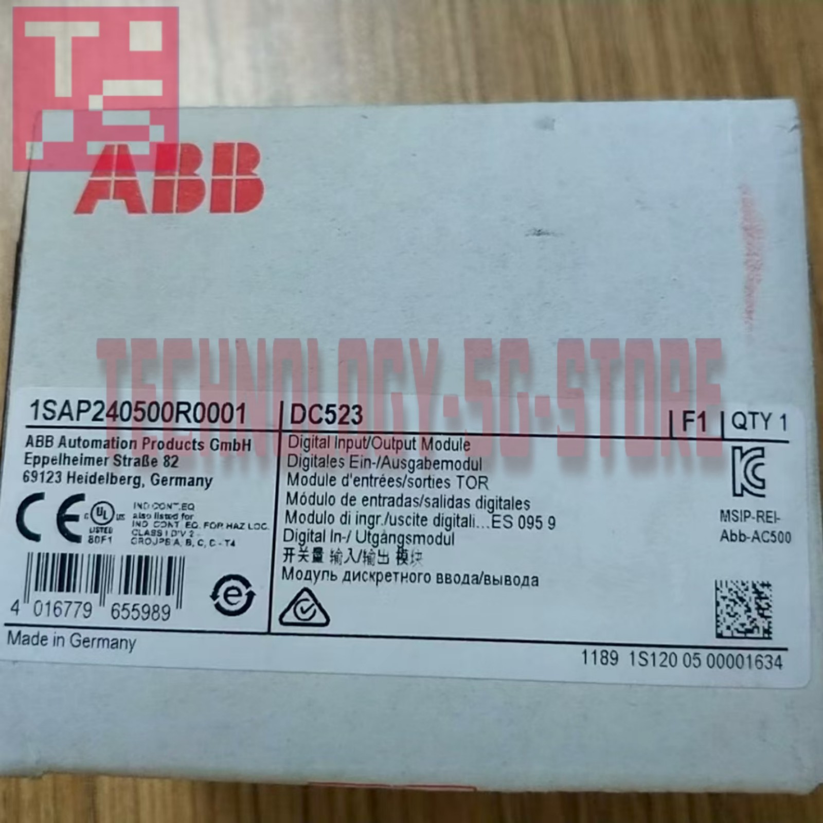 ABB DC523 1SAP240500R0001 PLC module# 1pcs New In Box