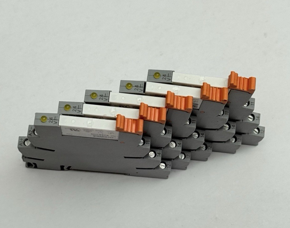 Lot Of 5, Phoenix Contact PLC-RSC-24DC/21, 24VDC Relay
