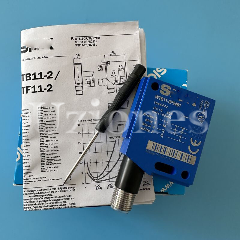 Reflection Photoelectric Sensor WTB112P2461 For Sick WTB11-2P2461 1044442 4-Pins