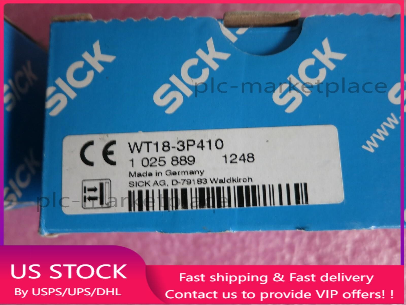 SICK WT18-3P410 Photoelectric Sensor New One WT183P410 Expedited Shipping