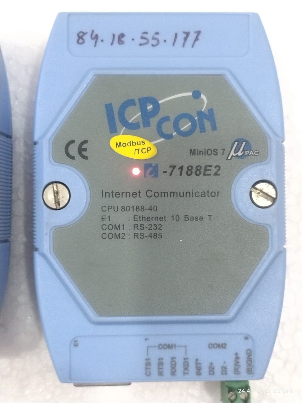 Sel For Parts Broken Lot of 2Piece Icp Con I-7188e2 Internet Embedded Controller