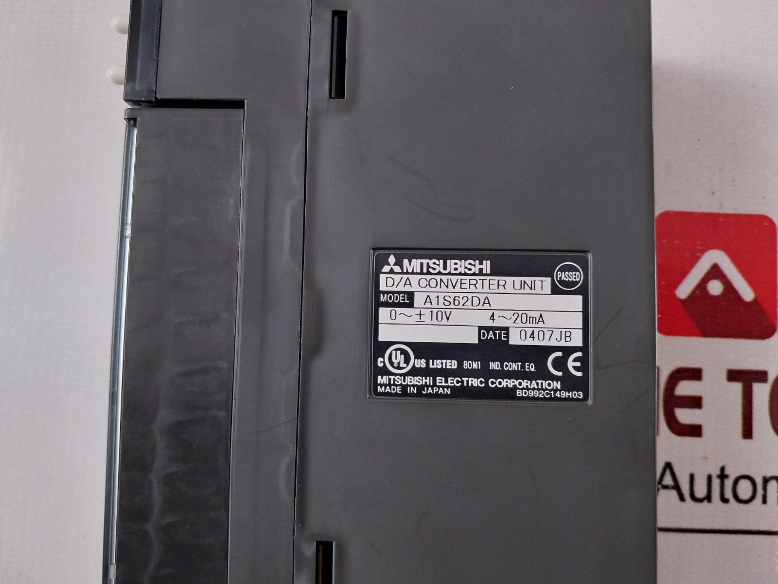 Mitsubishi electric a1s62da d/a converter unit