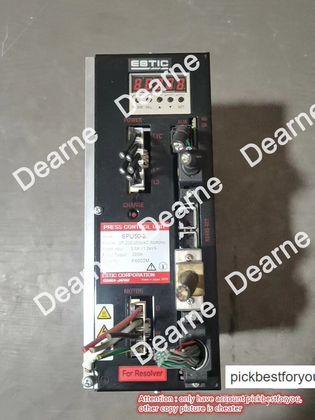 1PC good ESTIC SPU50-20 B60E3-XX-5000 SHIP EXPRESS P6029B YL