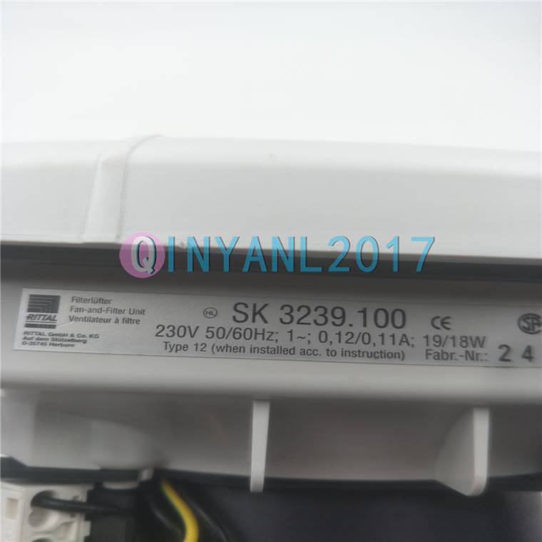 Used 1PCS RITTAL SK 3239.100 Filter Fan