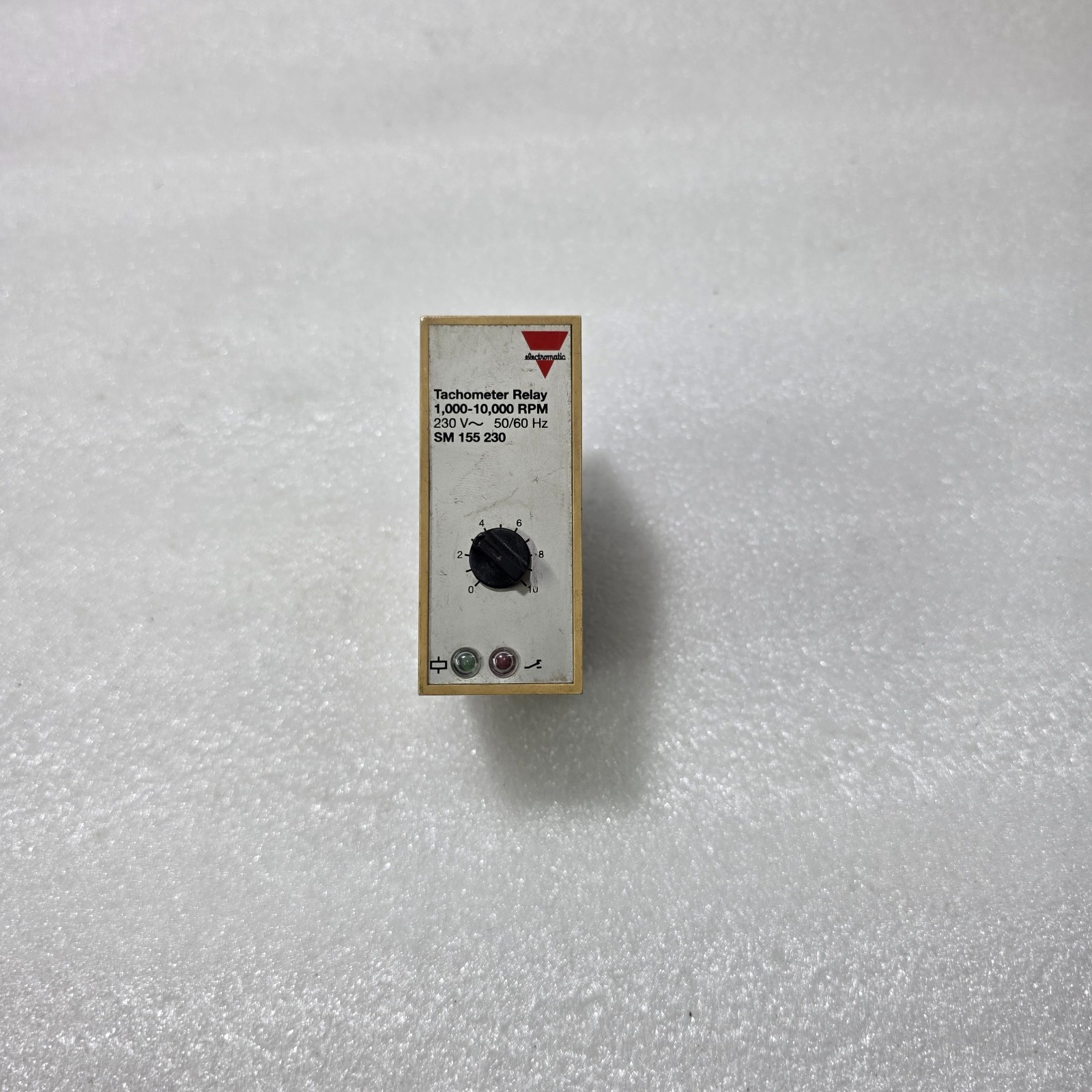 ELECTROMATIC SM 155 230 TACHOMETER RELAY, 1,000–10,000 RPM, 230V AC, 50/60HZ
