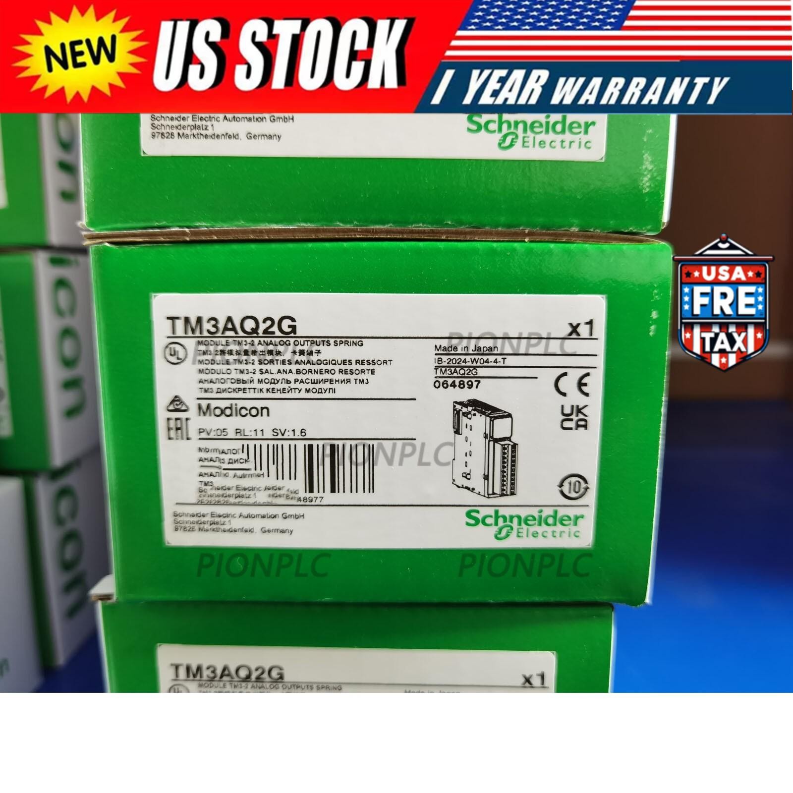 New Schneider TM3AQ2G PLC Module US Free TAX