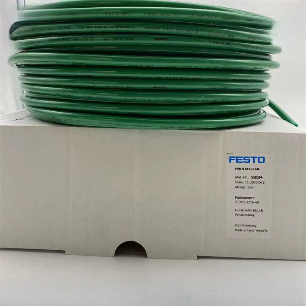 Festo Plastic air pipe PUN-H-8X1.25-GN 558294 50M New One