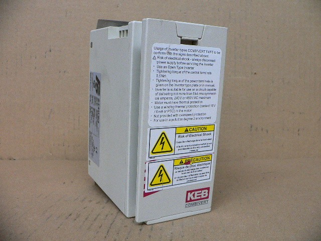 Keb Combivert 05F5b3a-090A 1/Pkg 240V 0.9Kva 0.37Kw 2/4P 50/60Hz Power Ac Motor