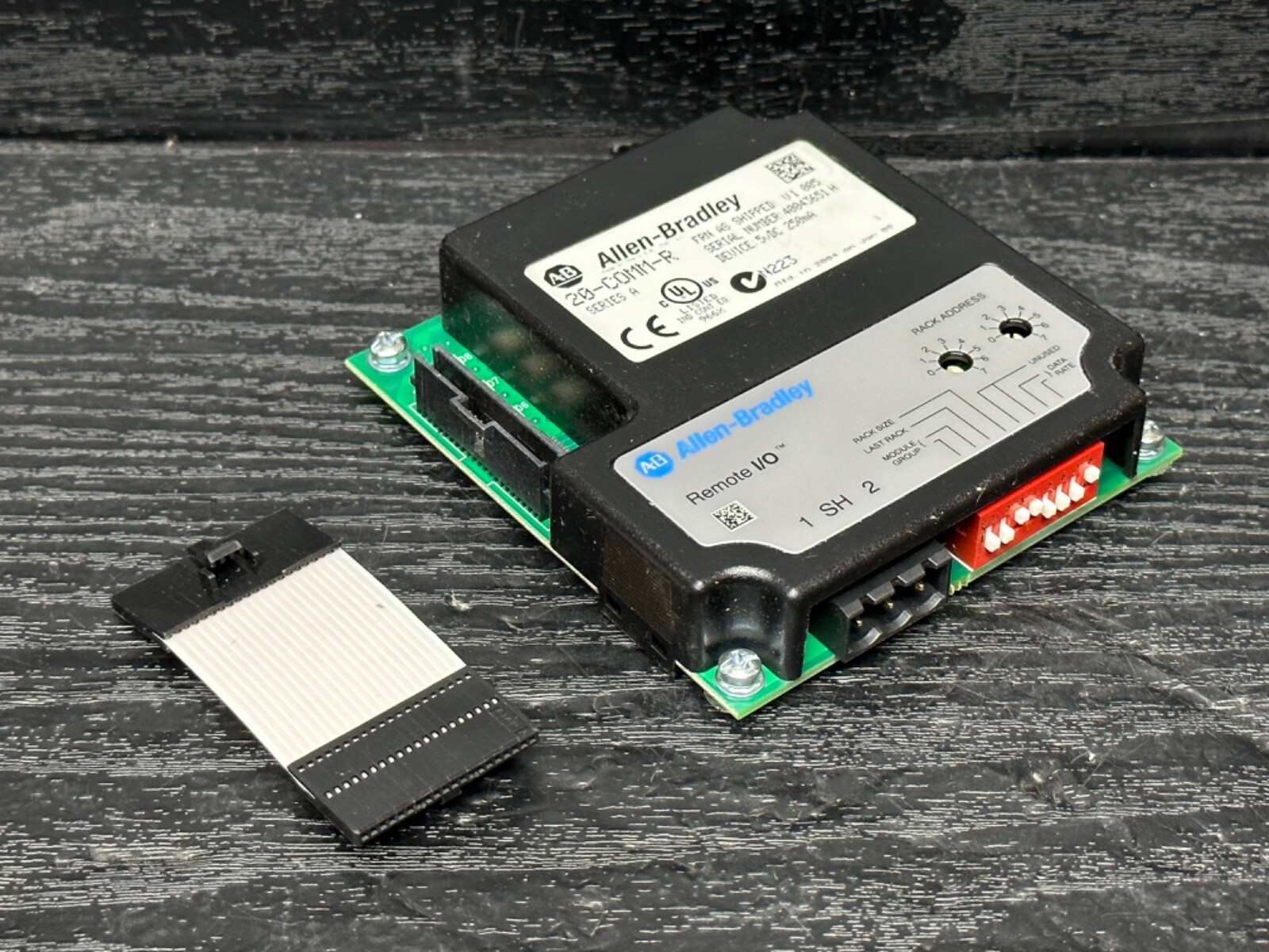 Allen Bradley 20-COMM-R Ser A V1.005 PowerFlex VFD Remote I/O Comm Adapter #3