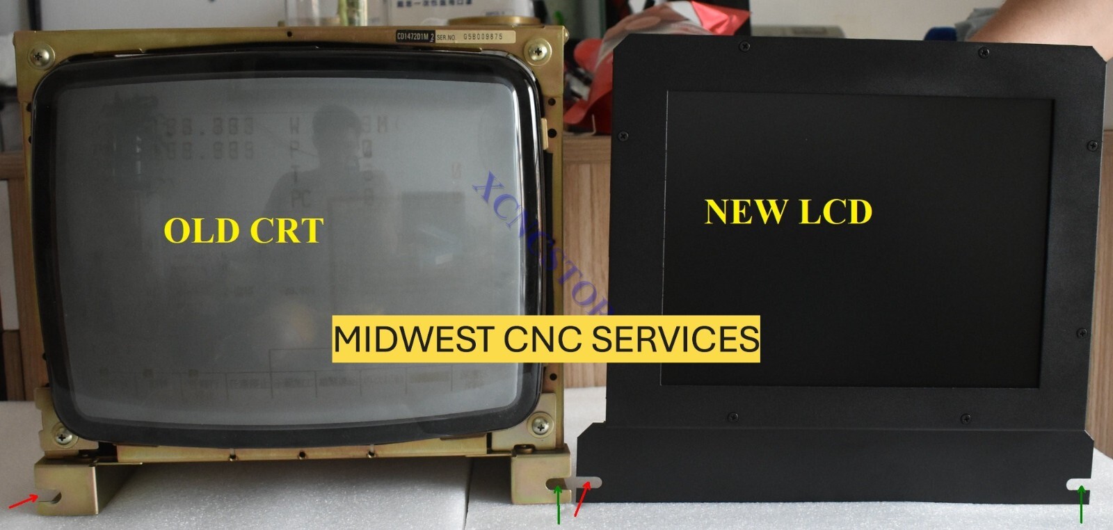 12″ DIRECT MONITOR REPLACEMENT FOR MAZAK MITSUBISHI C-5470NS CRT PLUG AND PLAY