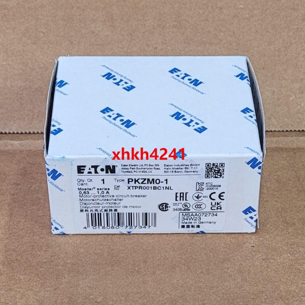 New EATON Moeller PKZM0-1 Motor Protective Circuit Breaker