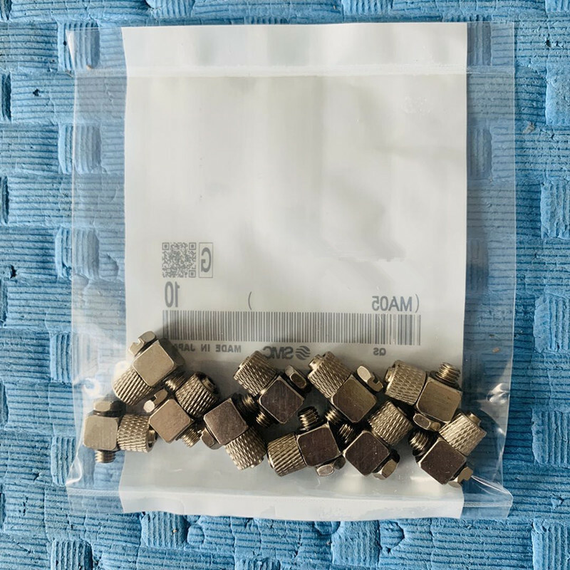 1Bag/10PCS New SMC M-3ALU-3 Fittings Free Shipping M3ALU3
