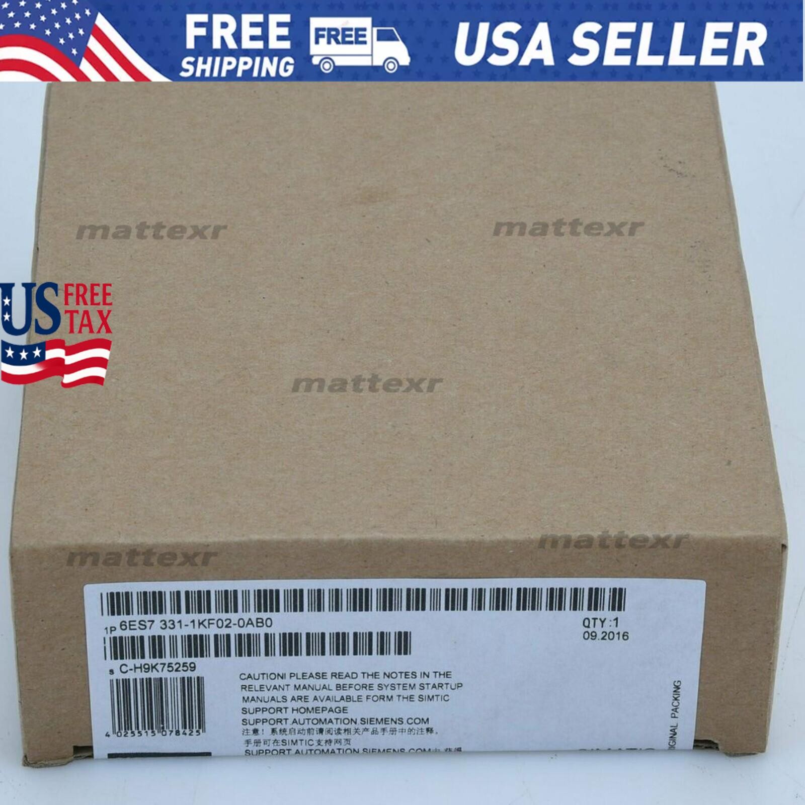 NEW SIEMENS PLC 6ES7331-1KF02-0AB0 6ES7331-1KF02-0AB0 Analog Input Modules