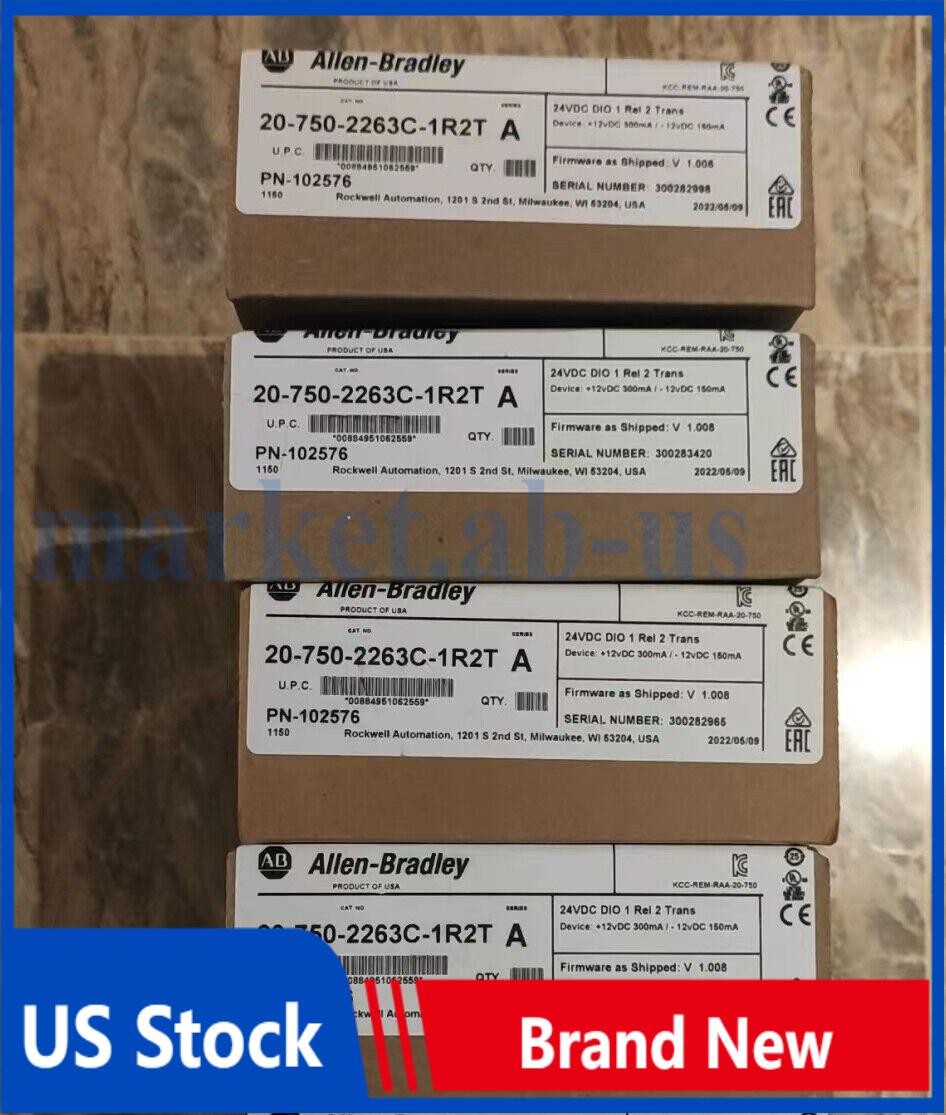 AB 20-750-2263C-1R2T PowerFlex 750 24V Tran IO Option Module Fast Shipping 1pcs
