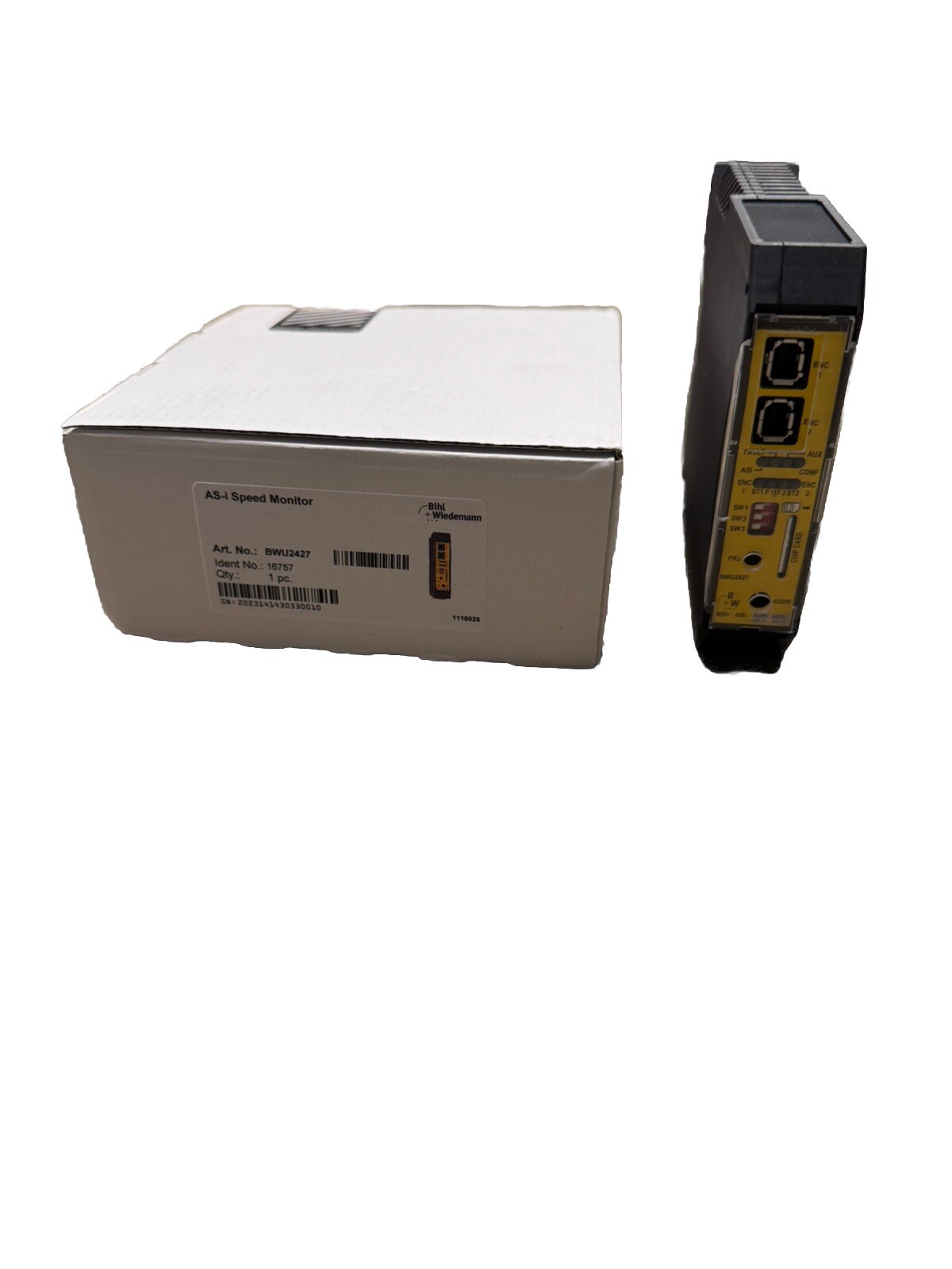 Bihl-Wiedemann BWU2427 AS-i Speed Monitor *BRAND NEW*