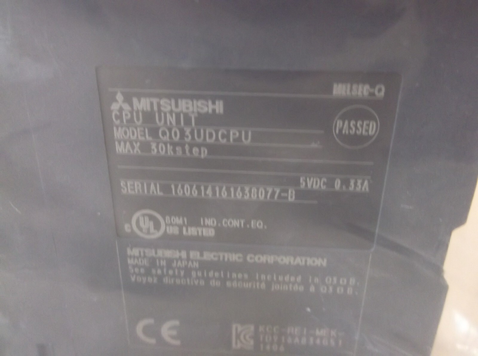 Q03UDCPU Mitsubishi NEW In Box PLC IQ CPU Processor Controller Module 4096 I/O