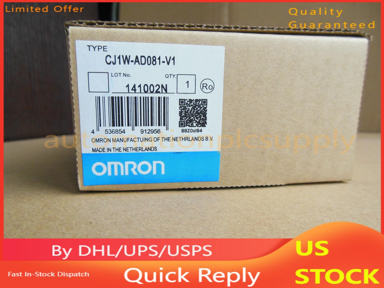 Omron CJ1W-AD081-V1 PLC Module CJ1WAD081V1 One Year Warranty US Free TAX