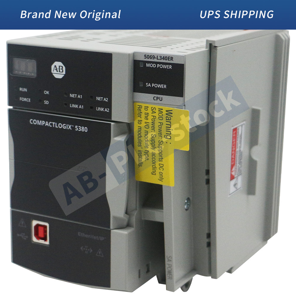 New Allen Bradley 5069-L340ER CompactLogix 4 MB User Memory Enet Controller