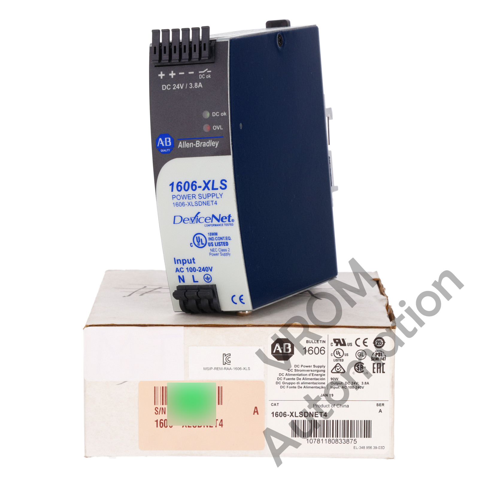 Surplus Allen Bradley 1606-XLSDNET4 A Power Supply