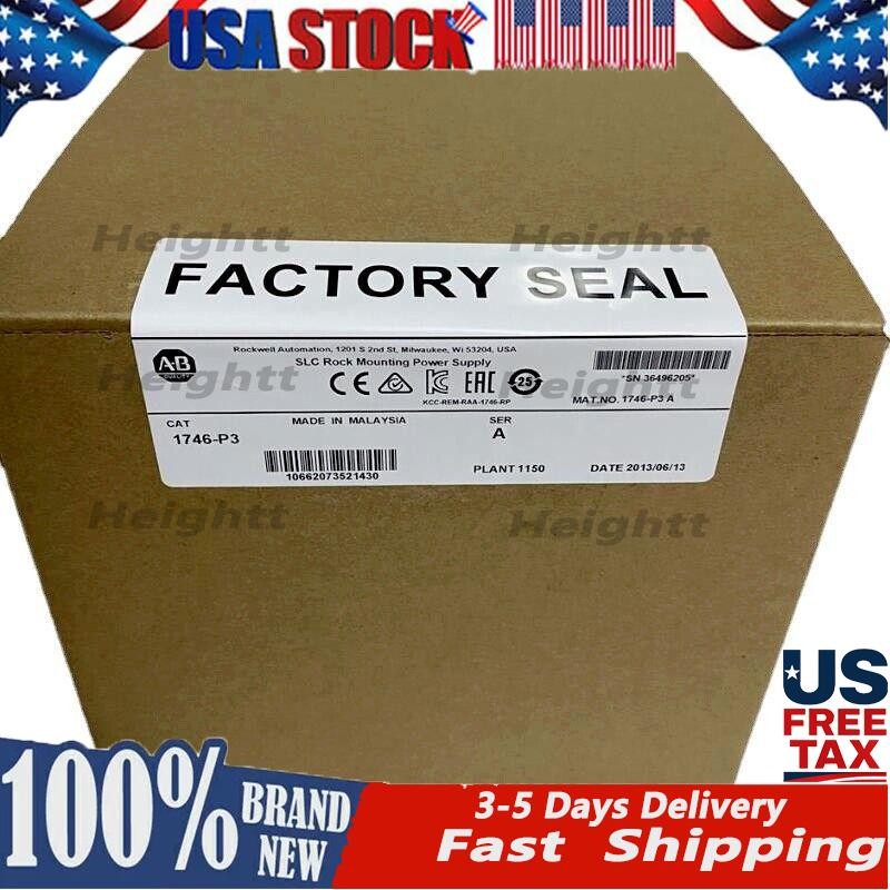 New Factory Sealed Allen Bradley 1746-P3 /A SLC 500 Power Supply Module 1746P3