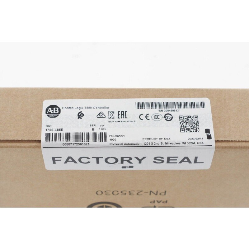 IN BOX 1756-L85E AB ControlLogix 5580 Controller Fast Shipping 1756L85E