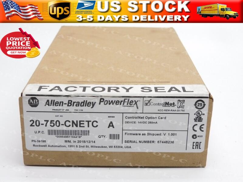 ALLEN BRADLEY 20-750-CNETC SER. A 14VDC F/W V1.001 NSMP NEW