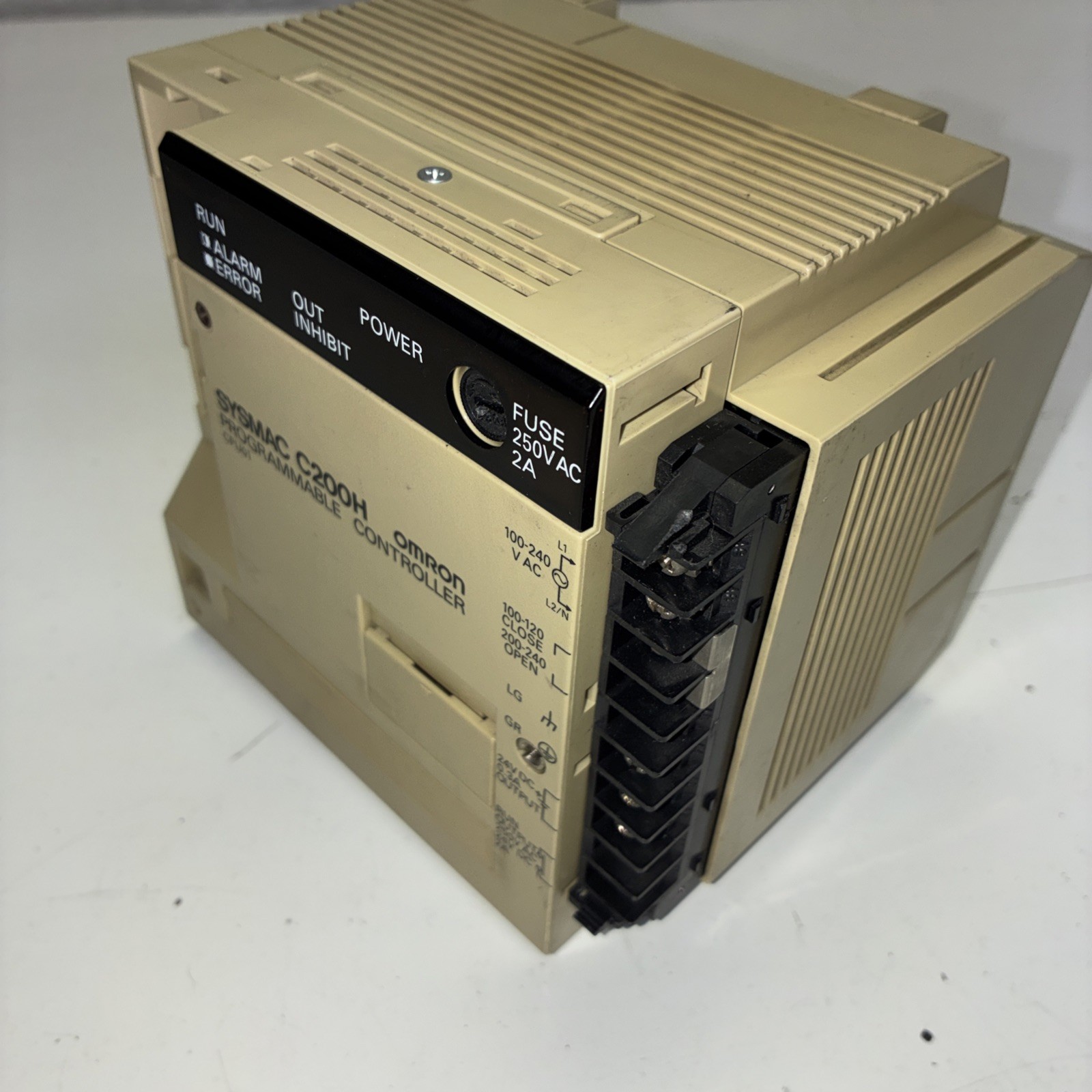 Omron C200H-CPU01-E SYSMAC PLC CPU Unit Used Tested Working Straight To RUN Mode