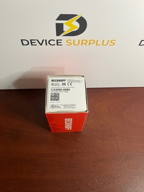 Beckhoff CX2500-0060 INTERFACE MODULE FOR 10/100/1000 MBIT ETHERNET 2 X RJ45 New