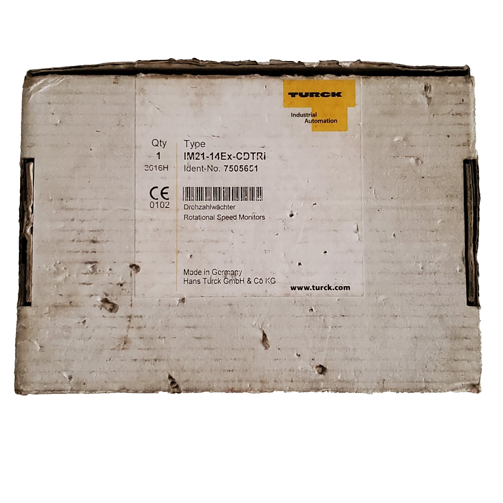 Turck IM21-14Ex-CDTRi Rotational Speed Monitor Interface Module EX