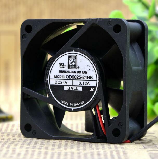 ORION FANS OD6025-24HB 6025 6cm 24V 0.12A 60*60*25MM 2 line double ball fan