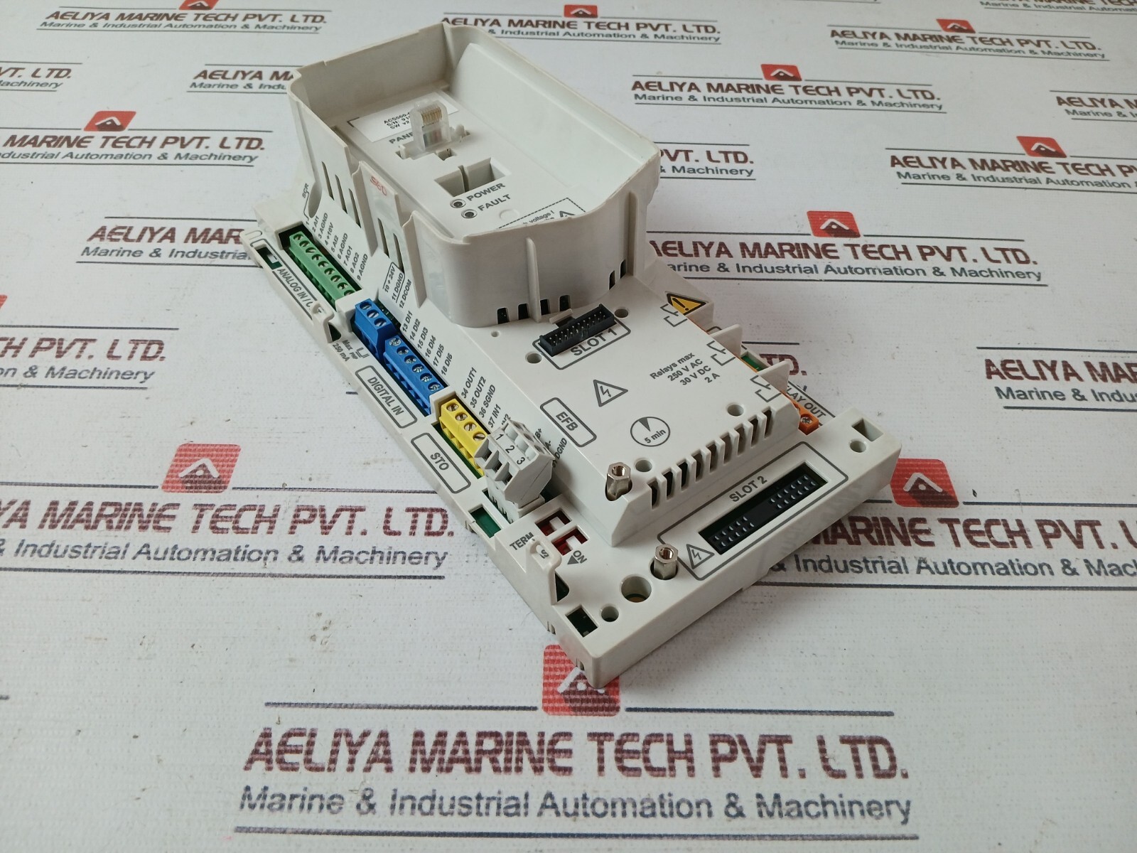 ABB CCU-23-S Control Unit 3AXD50000034658 250VAC 30VDC 2A 250mA V2.10.0.1