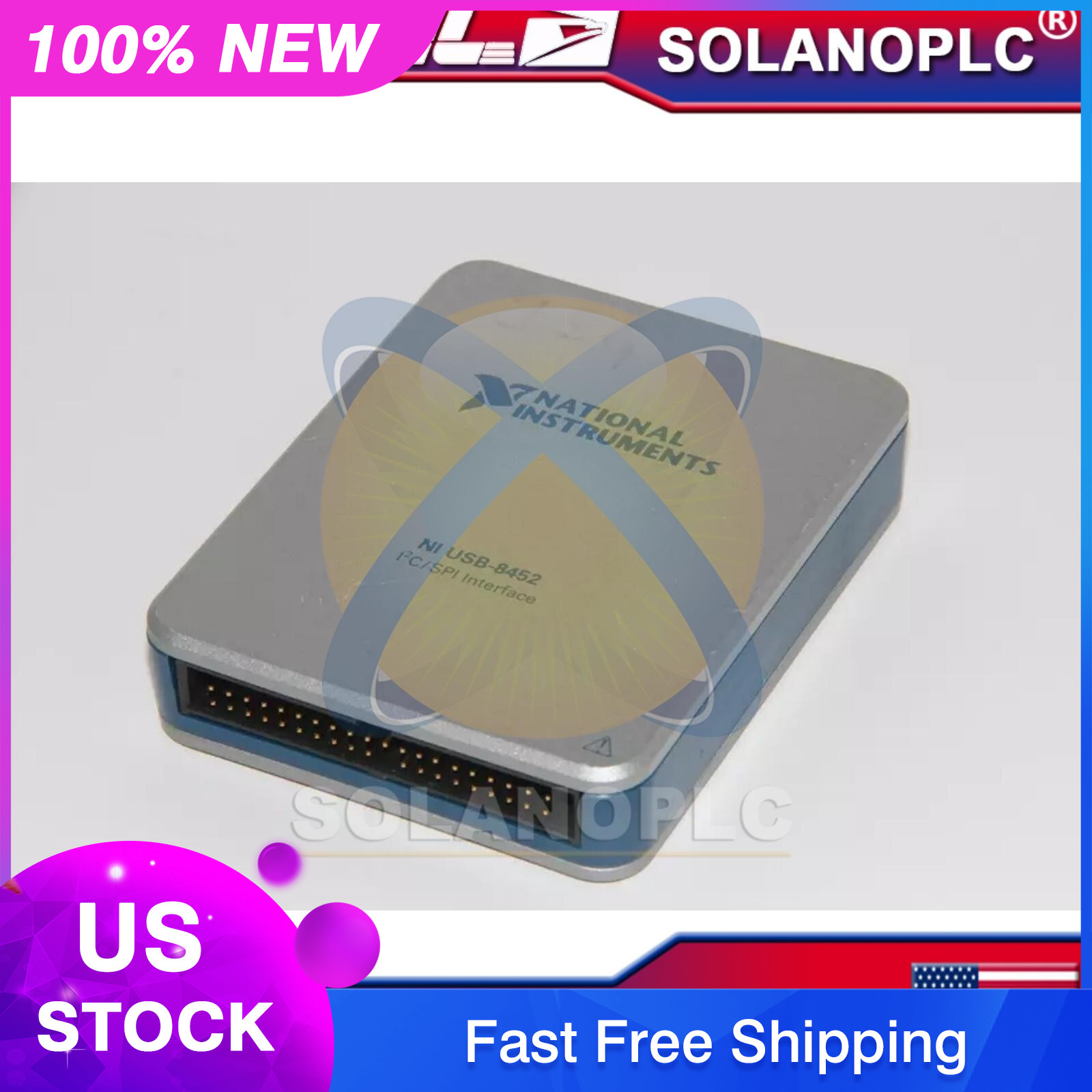 US Free TAX NEW NI USB-8452 USB8452 I²C/SPI Interface Device.