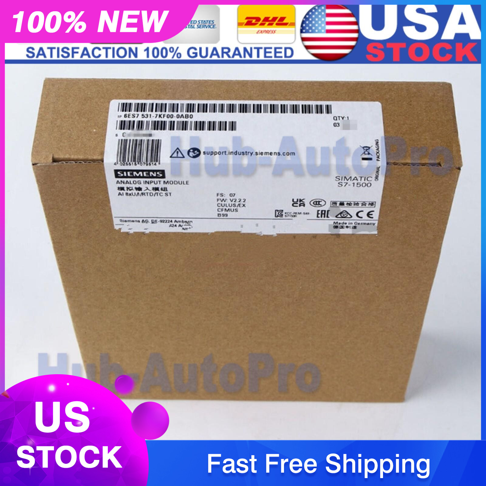 New SIEMENS 6ES7315-2FH13-0AB0 6ES7 315-2FH13-0AB0 US FREE TAX