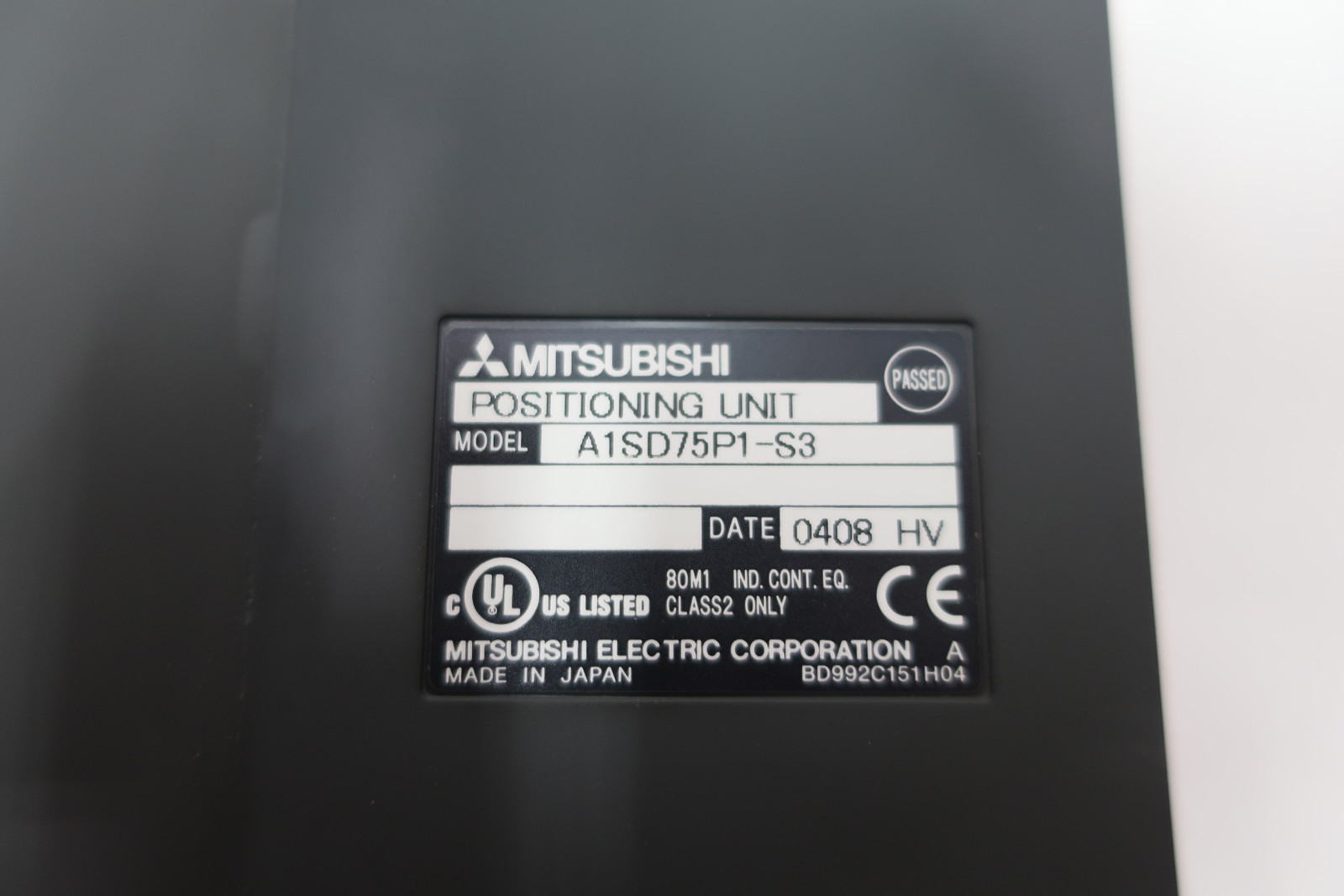 Mitsubishi A1SD75P1-S3 Positioning Unit