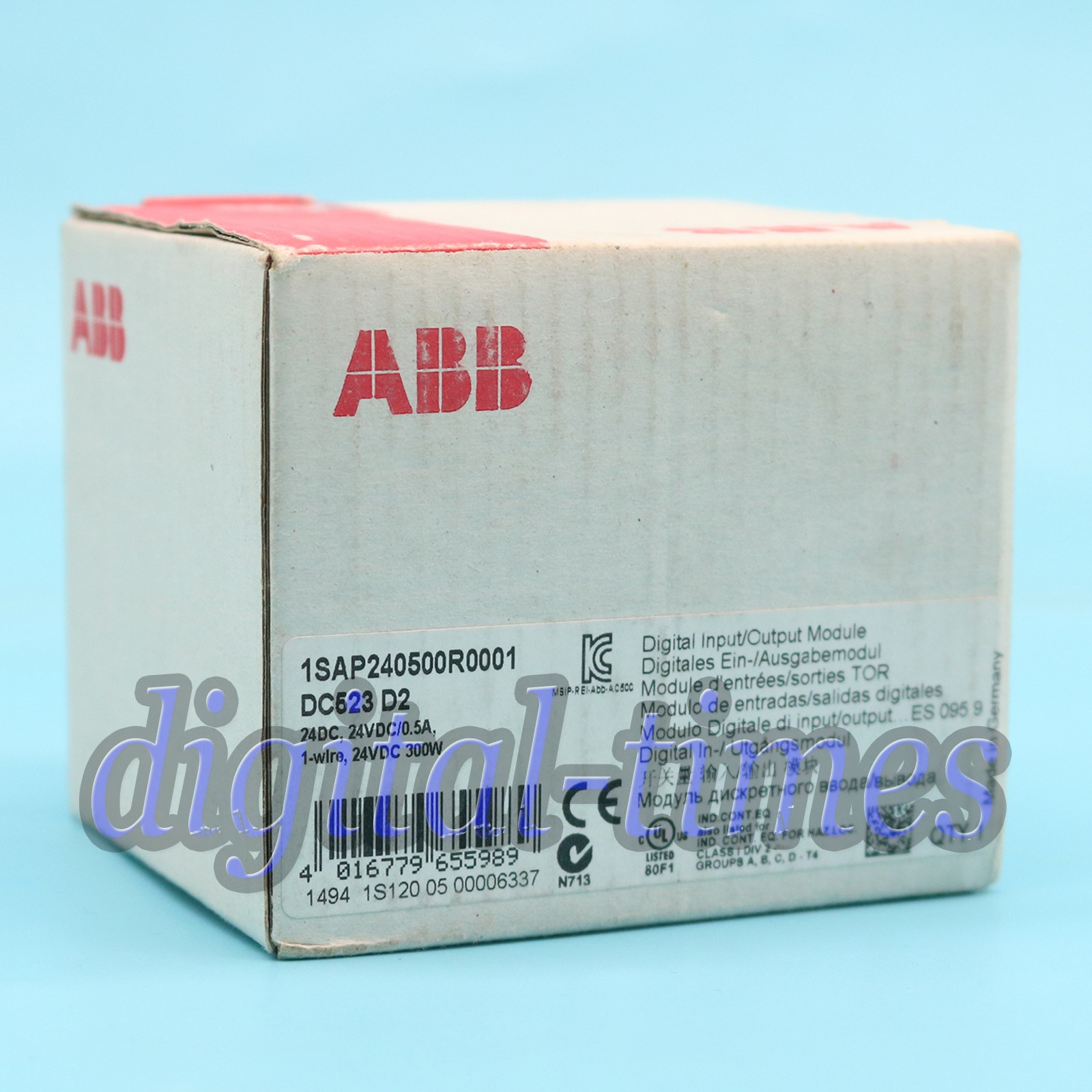 one New ABB DC523 switch input/output Module 1SAP240500R0001 Free Ship