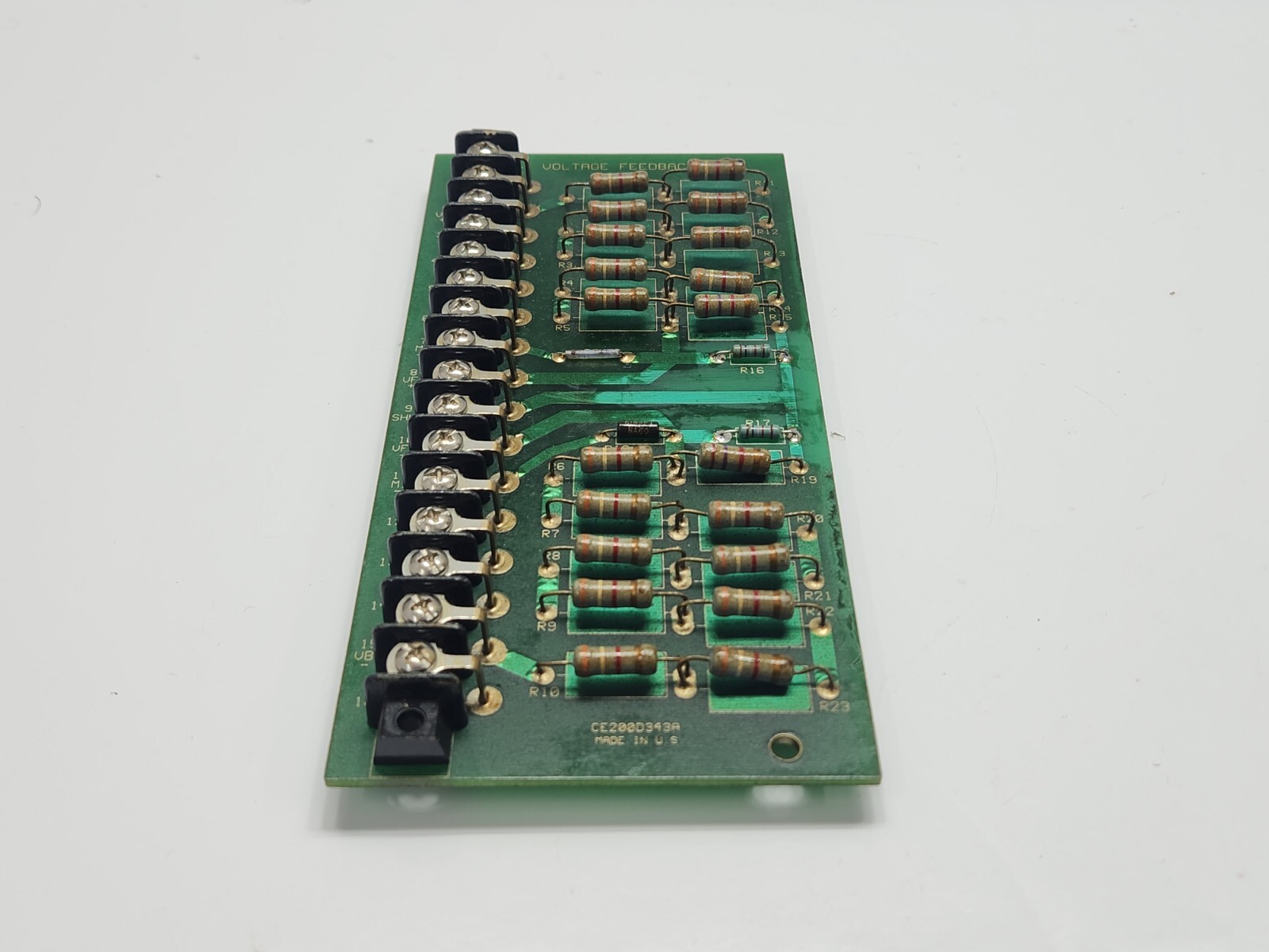 ROSS HILL CONTROLS CE200D343A VOLTAGE FEEDBACK PCB CARD 2000-3000-00