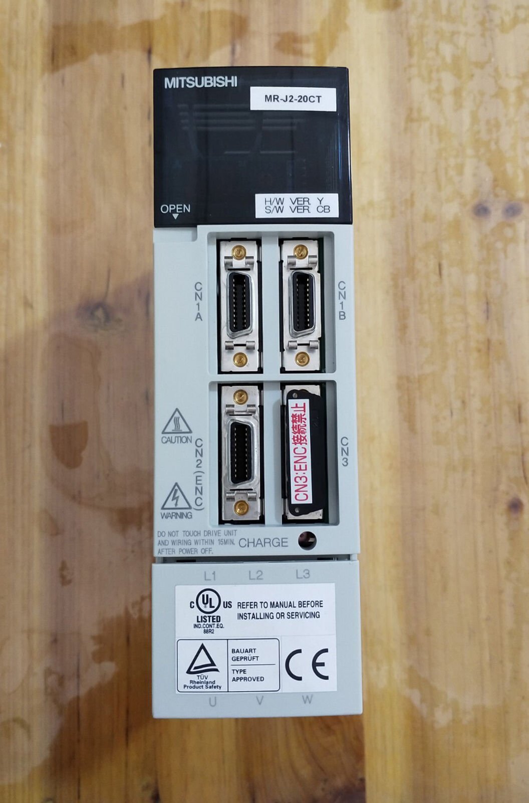 1PCS USED MITSUBISHI Servo Drive MR-J2-20CT Tested in Good Condition