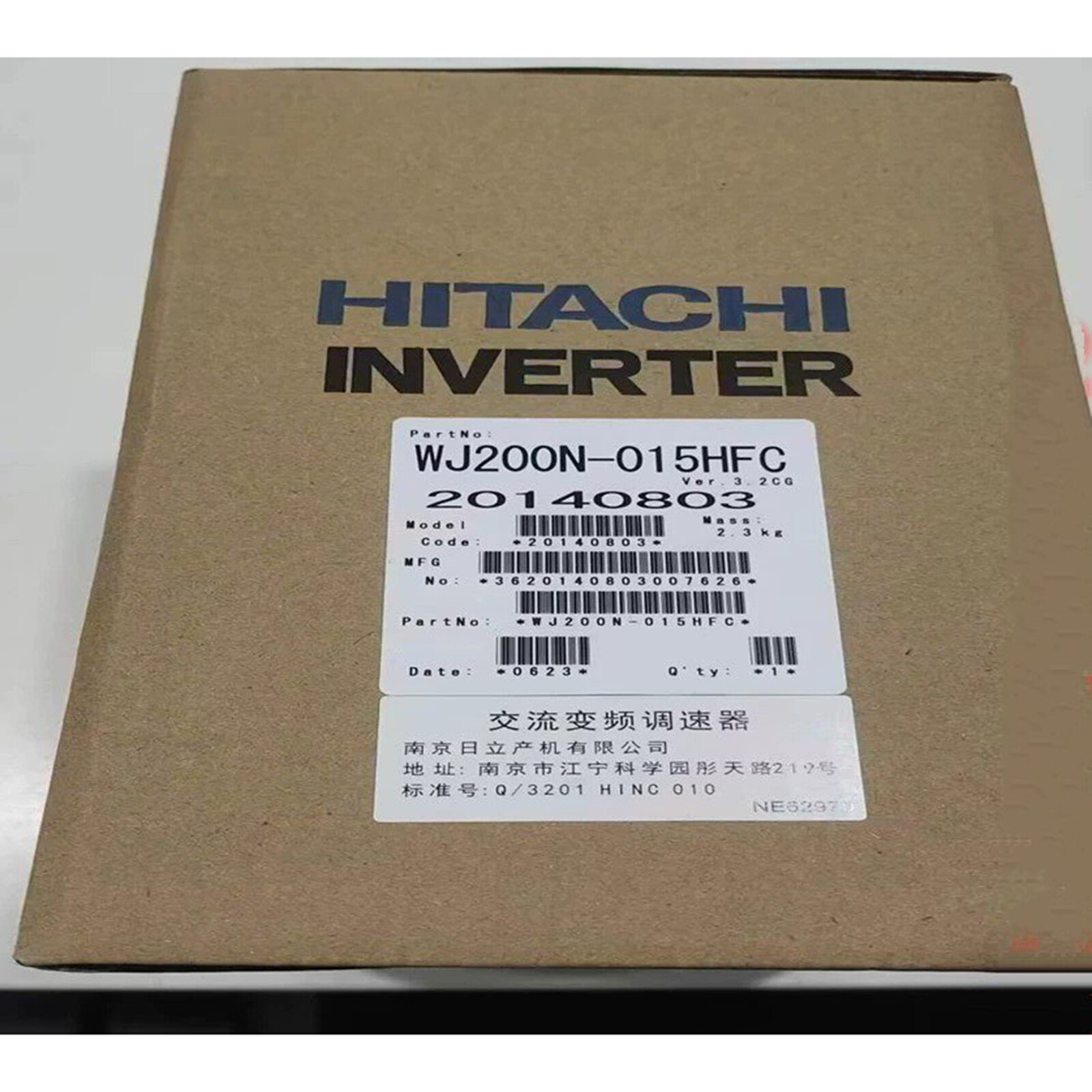 1PC NEW HITACHI inverter WJ200N-015HFC 1.5KW free shipping #YP1