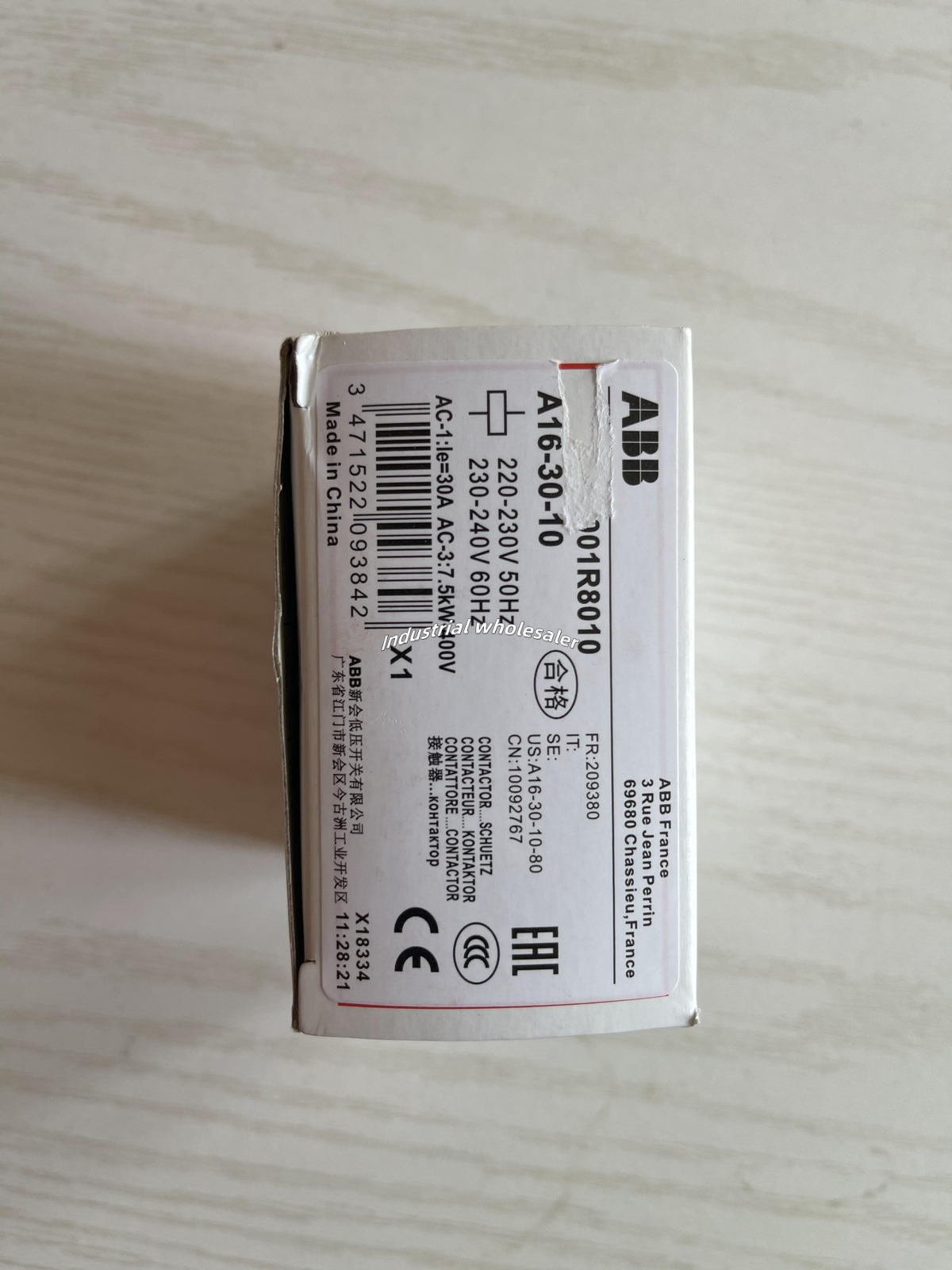 New One ABB A16-30-10 AC110V AC Contactor Fast delivery