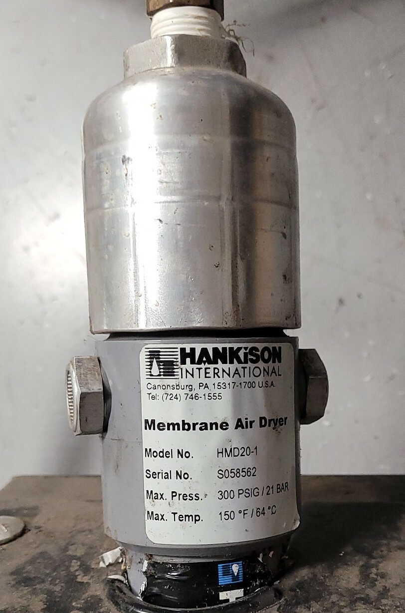 Hankison HMD20-1 and 2 HF7-12-3-DPL