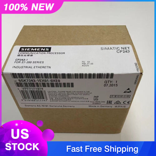 6GK7 243-1EX01-0XE0 SIEMENS 6GK7243-1EX01-0XE0 CP243-1 communications Processor