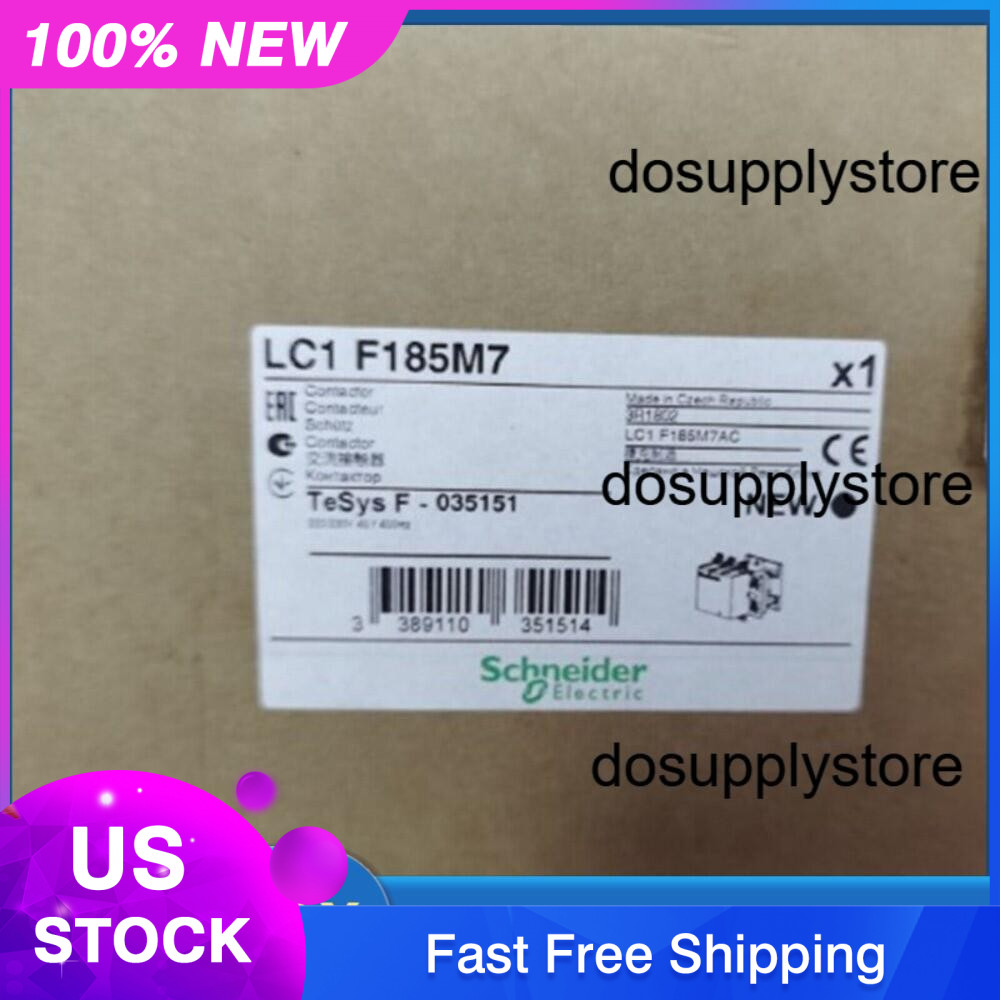 LC1-F185M7 LC1F185M7 TeSys LC1 3 Pole 180A 100kW 220 VAC Contactor US Free TAX